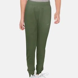 HRX by Hrithik Roshan U-17 Lifestyle Boys Kombu Green Bio-Wash Brand Carrier Track pants-picture-36