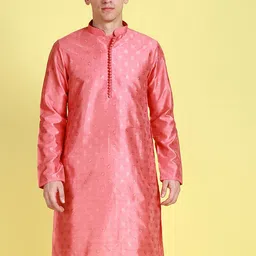 Sanwara Floral Woven Design Zari Kurta-image-51