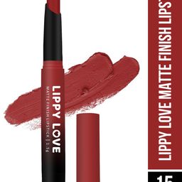 Hilary Rhoda Lippy Love Creamy Matte Finish Lipstick - 1.5 g - Flaming Red - 15-image-40