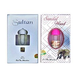 RAVIOUR LIFESTYLE Set Of 2 Sultan & Sandalwood Alcohol Free Attar- 8 ml Each-13