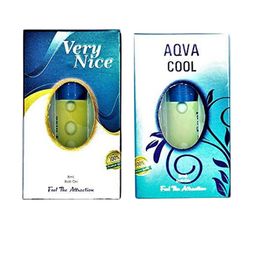RAVIOUR LIFESTYLE Set Of 2 Very Nice & Aqva Cool Alcohol Free Attar- 8 ml Each-21