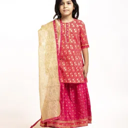 Sangria Girls Printed Lehenga Choli-image-110