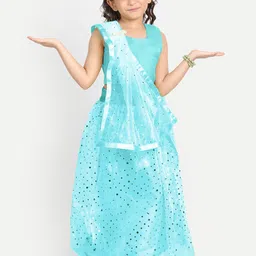 LOOKS AND LIKES Girls Semi-Stitched Lehenga & Blouse With Dupatta-picture-46