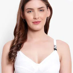 Bruchi CLUB Pack Of 2 Full Coverage Non Padded Maternity Bras With All Day Comfort-10