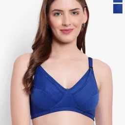 Bruchi CLUB Pack Of 2 Full Coverage Non Padded Maternity Bras With All Day Comfort-13