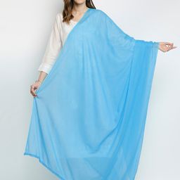 Dupatta Bazaar Blue Pure Cotton Dupatta-31