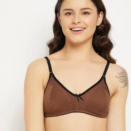 Clovia Brown & Black Everyday Bra-picture-21