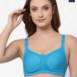 Floret Pack Of 2 Turquoise Blue & Navy Blue Bra-image-49