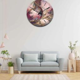 olive tree 12 Inches Classic Wooden Clock-picture-45