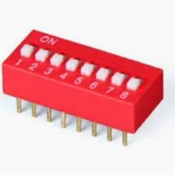 8 Way Slide Switch 2.54mm Pitch (Pack of 3) image 2