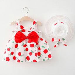 LULU & SKY Polka Dot Print Fit & Flare Dress-image-35