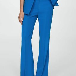 MANGO Women Wide Leg Formal Trousers-image-16