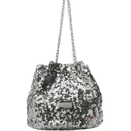 StyleCast x Revolte Women Embellished Bucket Embellished Handheld Bag-52