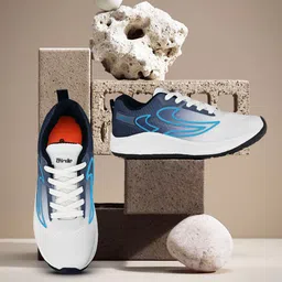 BIRDE Men Colourblocked Lace-up Sneakers-picture-56