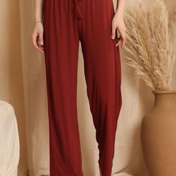 NEUDIS Wide Leg Ribbed Lounge Pants-image-59