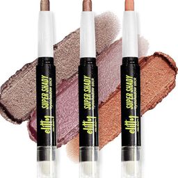 Elitty Set Of 3 Super Shady Shimmer Eyeshadow Stick - Copper, Wine Red, Smokey Brown-image-82