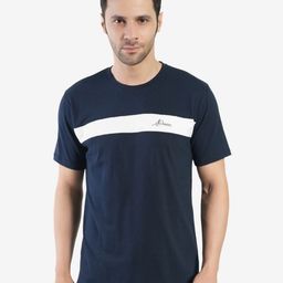 AgAtelier Men Striped Extended Sleeves Pockets T-shirt-image-56