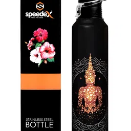 Speedex Multicoloured & Multicoloured Single Stainless Steel Printed Single Wall Vacuum Water Bottle-image-66