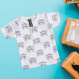 BAESD Infants Short Dungaree With Printed T-Shirt image 3