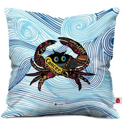 Indigifts Blue Printed Square Cushion Covers-image-26