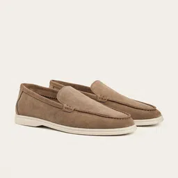 Eletto Brun Men Round-Toe Loafers-image-93