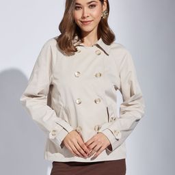 Latin Quarters Women Long Sleeve Double-Breasted Overcoat-image-50