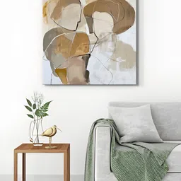 999Store Grey & Beige 1 Piece Canvas Other Wall Paintings-image-85