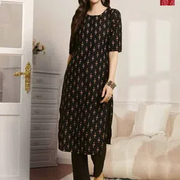 7Threads Women Ethnic Motifs Printed Regular Kurta with Trousers-picture-26