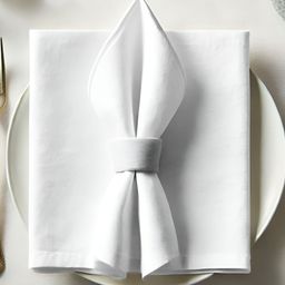 Vargottam White 12 Pieces Cotton Table Napkins-picture-8