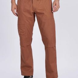 Mast & Harbour Men Loose Fit Mid-Rise Trousers-image-73