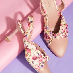 DressBerry Women Printed Slim Heel Mules-45
