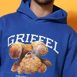 GRIFFEL Men Graphic Printed Sweatshirt image 2