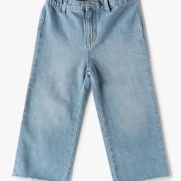 GAP Girls Wide Leg Mid-Rise Light Fade Jeans-image-20