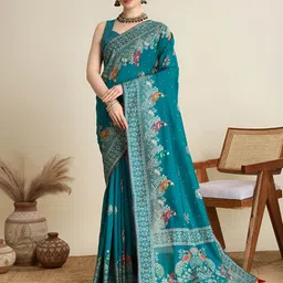 OFLINE SELECTION Printed Ethnic Motifs Cotton Saree-picture-2