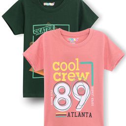 RASPY Boys 2 Printed Pure Cotton T-shirt-46