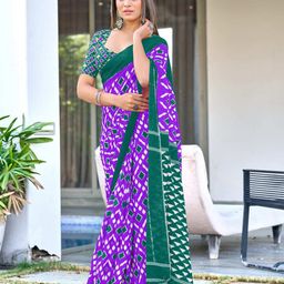PEENGAX Printed Pure Cotton Saree-20
