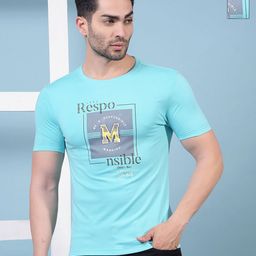 Dollar Pack of 2 Typography Printed Round Neck Cotton Regular Fit T-shirt-image-52