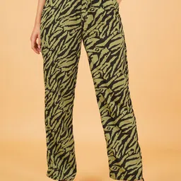 IX IMPRESSION Women Printed Trousers-image-19