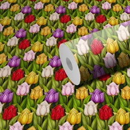 DeCorner Green & Purple Printed Self Adhesive Wallpaper-picture-26