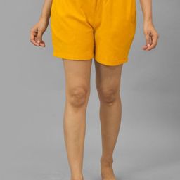 ATARAH Women Pure Cotton Regular Fit Mid Rise Regular Shorts-image-82