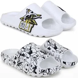 Pampy Angel Men White Flip Flops-image-47
