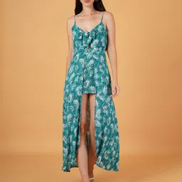 IX IMPRESSION Printed Culotte Jumpsuit-image-35