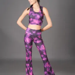 The Dance Bible Printed Scoop Neck Top With Yoga Pant Co-Ords-picture-25