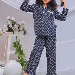 misbis Girls Printed Night suit-image-55