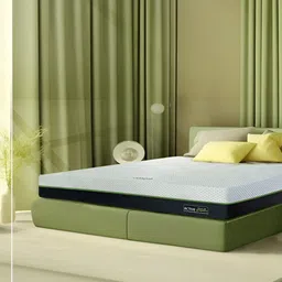 Amore Active Green Tea Black & White Quilted Orthopedic Single Size Mattress-picture-50