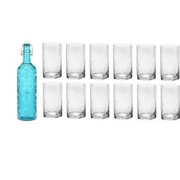 SOMIL Blue Glass Airtight Can Bottle-image-44