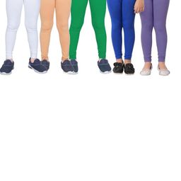 Tik Tok WEARS Girls Blue Churidar Length Leggings-picture-21