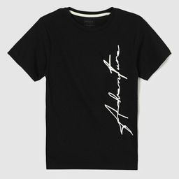 max Boys Printed Raw Edge T-shirt-image-89