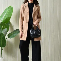 TBOJ Women Lapel Collar Solid Lightweight Tailored Jacket-picture-40