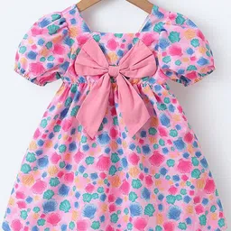 Mark & Mia Girls Conversational Printed Fit & Flare Dress-picture-13